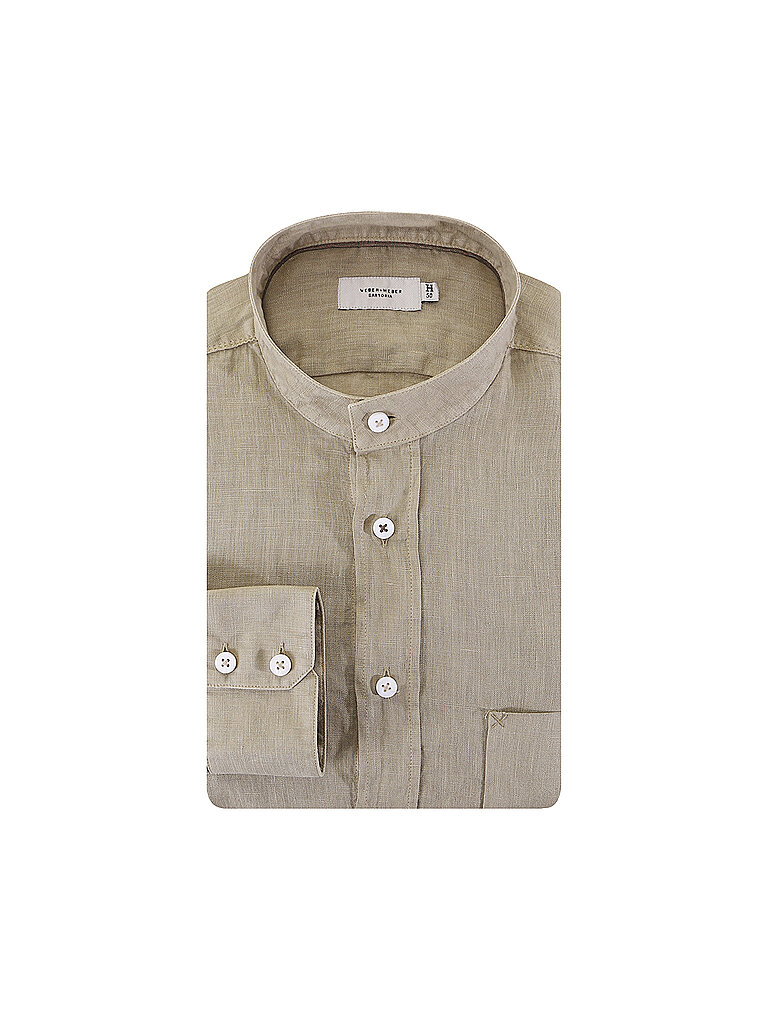 WEBER&WEBER SARTORIA Leinenhemd  beige | 56